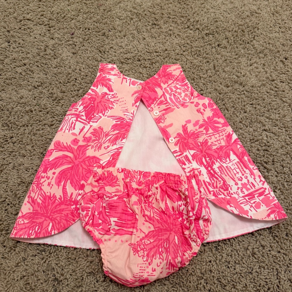 Lilly Pulitzer Infant shift size 12-18 mo - Picture 3 of 3